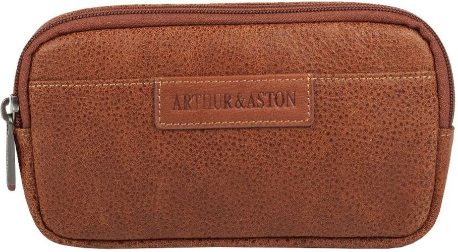 Pochette ceinture en cuir Marco Arthur & Aston Marron - Arthur et Aston - Modalova