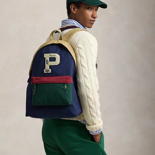 Sac à dos en toile en color-block - Polo Ralph Lauren - Modalova