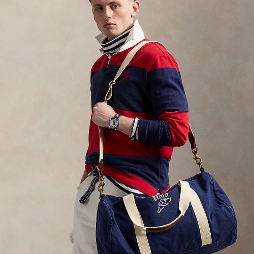 Sac de voyage brodé en toile - Polo Ralph Lauren - Modalova