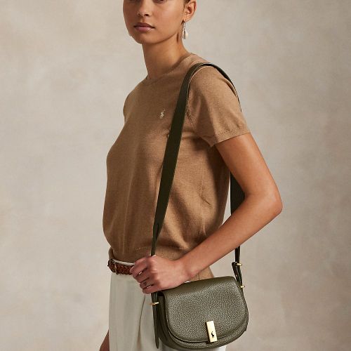Sac Mini Saddle Bag Polo ID en cuir - Polo Ralph Lauren - Modalova