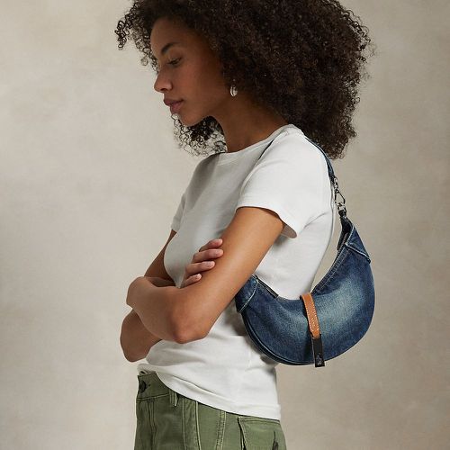 Sac Mini Shoulder Polo ID en denim - Polo Ralph Lauren - Modalova