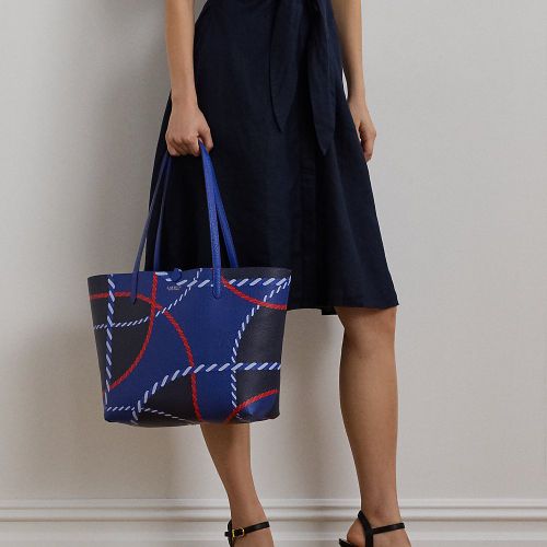 Grand cabas réversible en cuir vegan - Lauren - Modalova