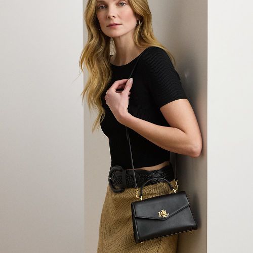 Petite sacoche Farrah en cuir - Lauren - Modalova