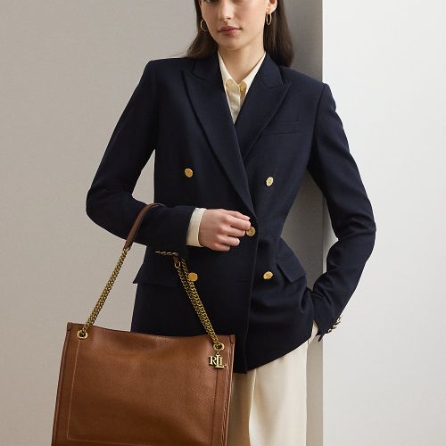 Grand cabas Bradley en cuir grainé - Lauren - Modalova