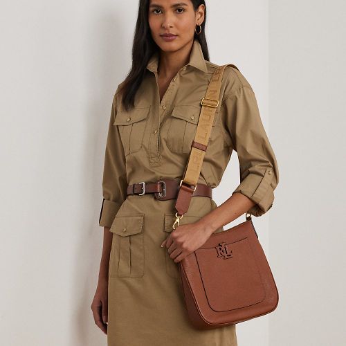 Grand sac à bandoulière Cameryn en cuir - Lauren - Modalova