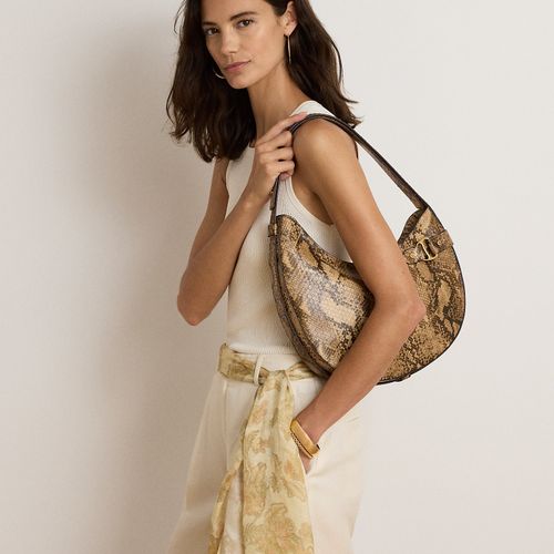 Grand sac épaule Tasha façon python - Lauren - Modalova