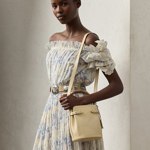 Le petit sac seau Ralph Lauren en vachette - Collection - Modalova