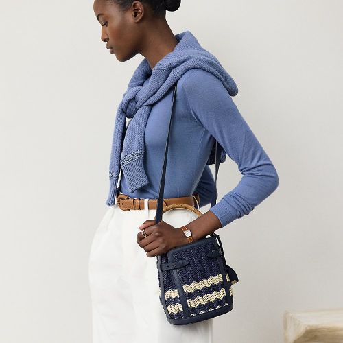 Le petit sac seau Ralph Lauren en raphia - Collection - Modalova