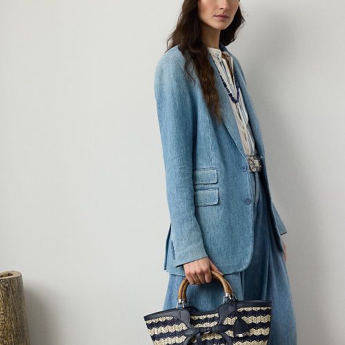 Le cabas Ralph Lauren en raphia tressé - Collection - Modalova
