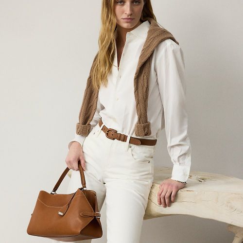Le sac porté épaule Ralph Lauren en vachette - Collection - Modalova