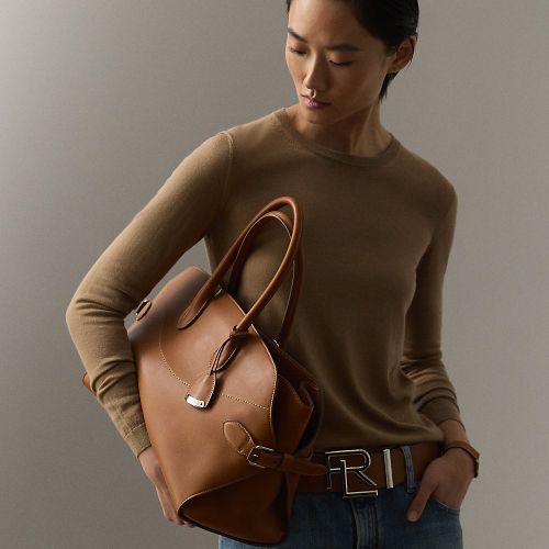 La sacoche Ralph Lauren en vachette - Collection - Modalova