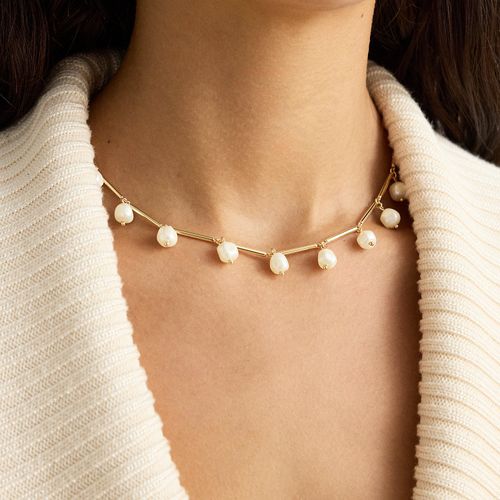 Collier mobile plaqué or à perles - Lauren - Modalova