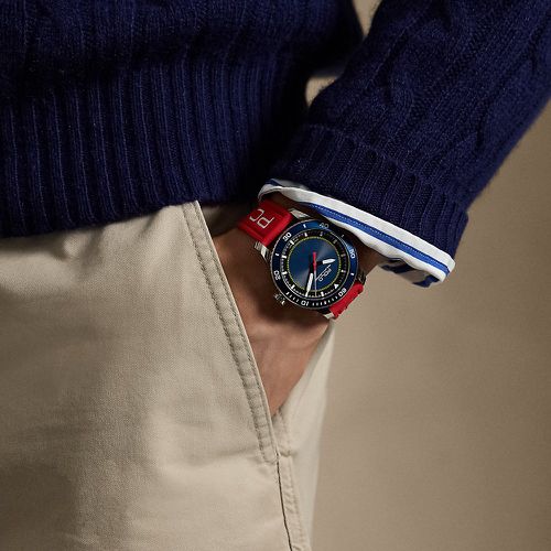 Montre Polo Sport en acier 42 MM - Polo Ralph Lauren - Modalova