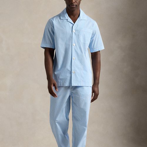 Chemise de pyjama rayée en popeline - Polo Ralph Lauren - Modalova