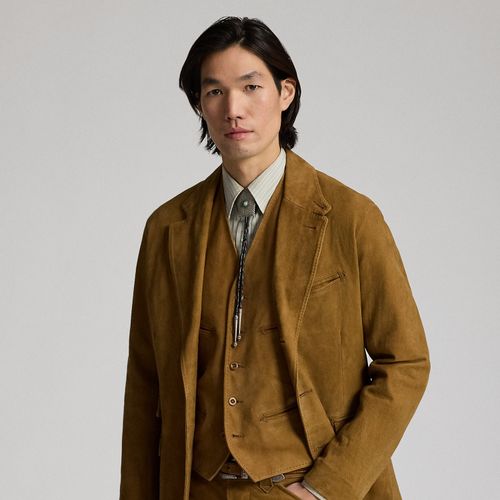 Blazer western déstructuré en daim - RRL - Modalova