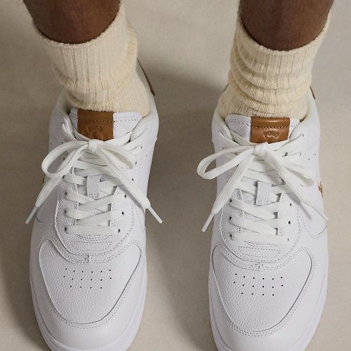 Baskets Masters Court en cuir - Polo Ralph Lauren - Modalova