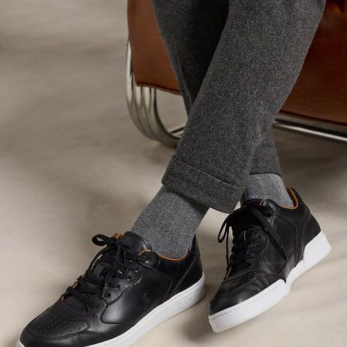 Baskets Court en cuir - Polo Sport - Modalova