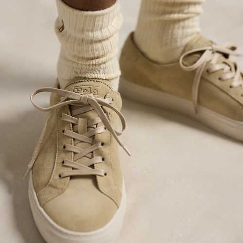 Baskets Jermain en daim - Polo Ralph Lauren - Modalova