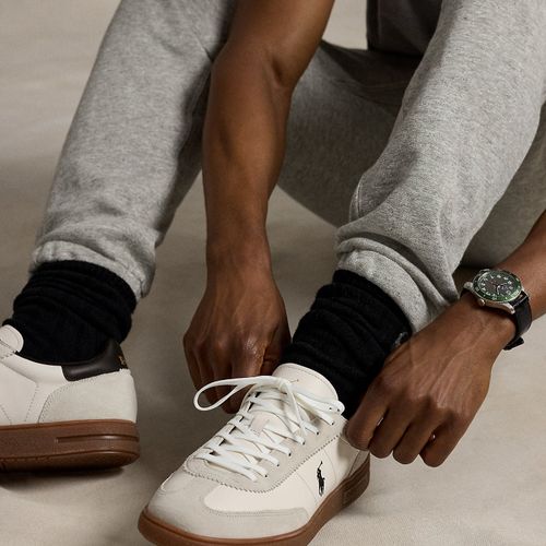 Baskets Bedford en cuir et daim - Polo Ralph Lauren - Modalova