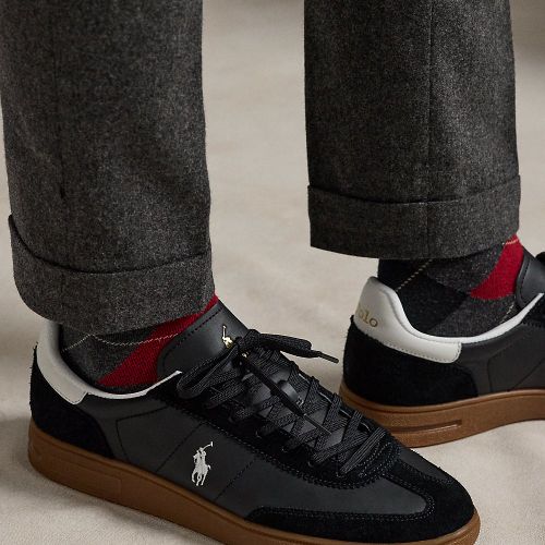 Baskets Bedford en cuir et daim - Polo Sport - Modalova