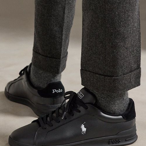 Baskets traditionnelles Court II en cuir - Polo Sport - Modalova