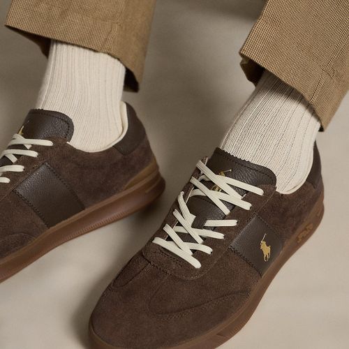 Baskets Heritage Aera en daim - Polo Ralph Lauren - Modalova