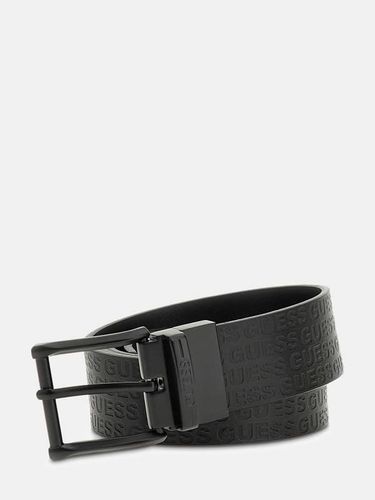 Ceinture En Cuir Véritable - Guess - Modalova