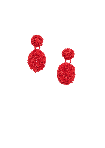 ODI EARRING - CRIMSON - Andrea Iyamah - Modalova