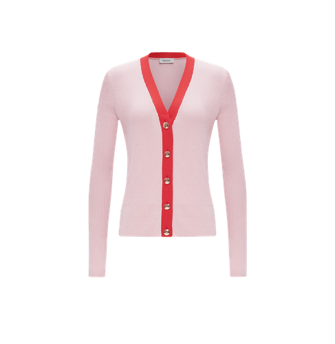 SILK AND CASHMERE CARDIGAN WITH METAL BUTTONS - CRUSH Wear - CRUSH Collection - Modalova