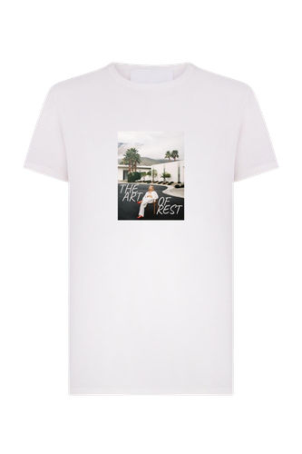 T-shirt with print - Total White - Modalova