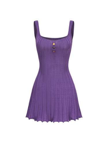 Janelle Knit Dress (Purple) - Nana Jacqueline - Modalova