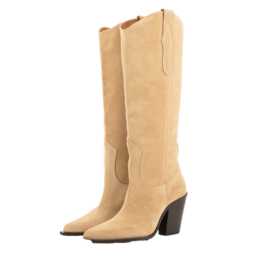 ANA SAND SUEDE BOOTS - Toral - Modalova