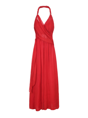 Amber Chiffon Dress (Red) - Nana Jacqueline - Modalova