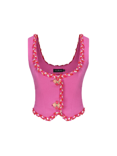 Lisette Vest Top (Pink) - Nana Jacqueline - Modalova