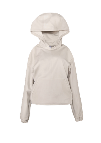 Second Skin Leather Hoodie - Vestiaire d'un Oiseau Libre - Modalova