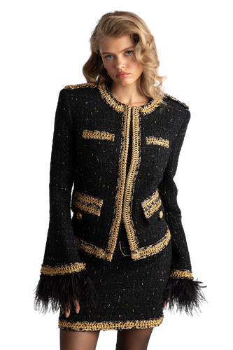 Sophia Tweed Jacket (Final Sale) - Nana Jacqueline - Modalova
