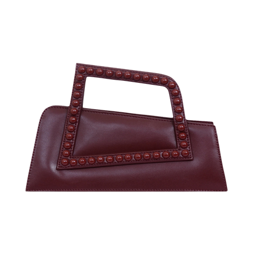 Jalila - Burgundy - Top Handle Bag - ALIEL - Modalova