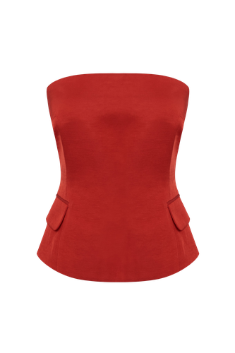 JESSI TOP RED - Occleus - Modalova