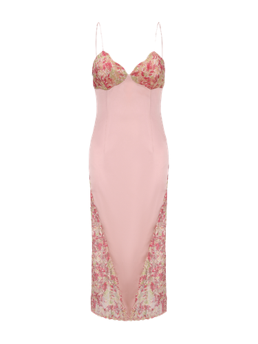 Eva Silk Dress (Pink) (Final Sale) - Nana Jacqueline - Modalova