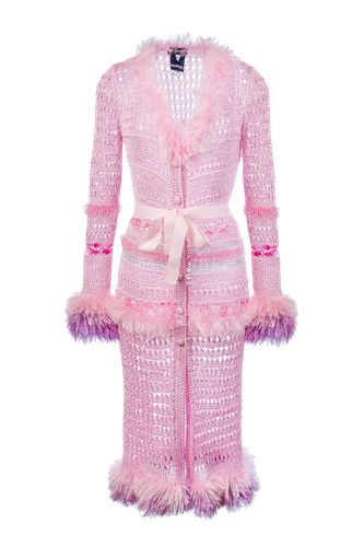 Monroe Handmade Knit Cardigan-Dress - ANDREEVA - Modalova