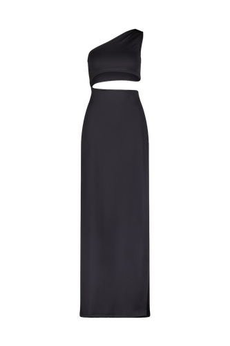 One-Shoulder Dress in Black - Sara Cristina - Modalova