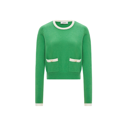 CASHMERE COLOR-BLOCKED TOP - XS - Knitwear - CRUSH Collection - Modalova