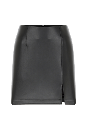 Vance Vegan Leather Mini Skirt - Nazli Ceren - Modalova