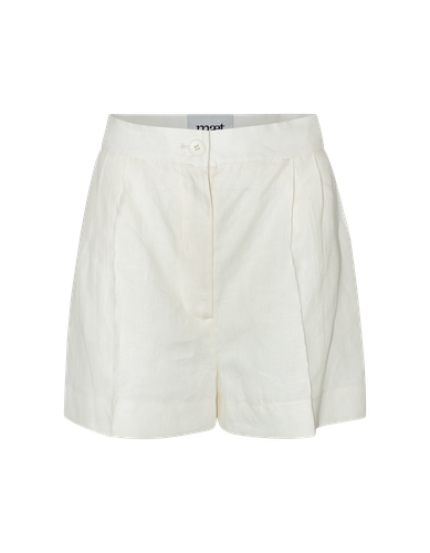 NEREUS White Short Linen Pants - MAET - Modalova