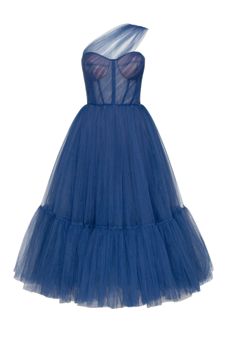 One-Shoulder Cocktail Tulle Dress - Milla - Modalova