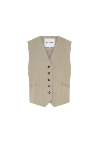 Mister Vest - Light Khaki - M - Vests - HERSKIND - Modalova