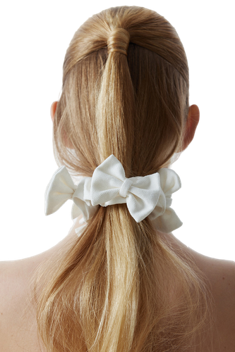 Set of hair ties - Total White - Modalova