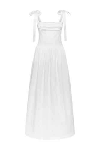 PRE ORDER - Elsa Maxi Dress White - Murlong Cres - Modalova