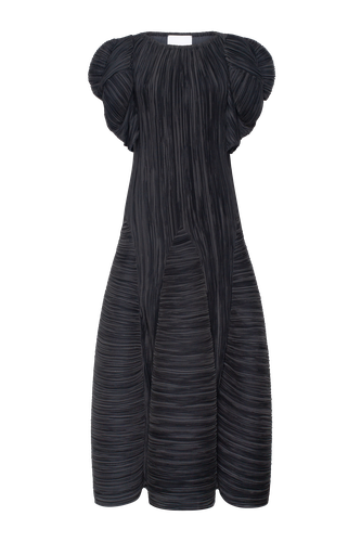 Midi pleated X-line DRESS - L - Midi dresses - Tamar Keburia - Modalova