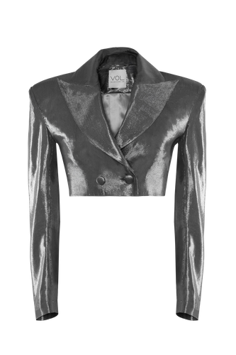 METALLIC Cropped Jacket - Vestiaire d'un Oiseau Libre - Modalova